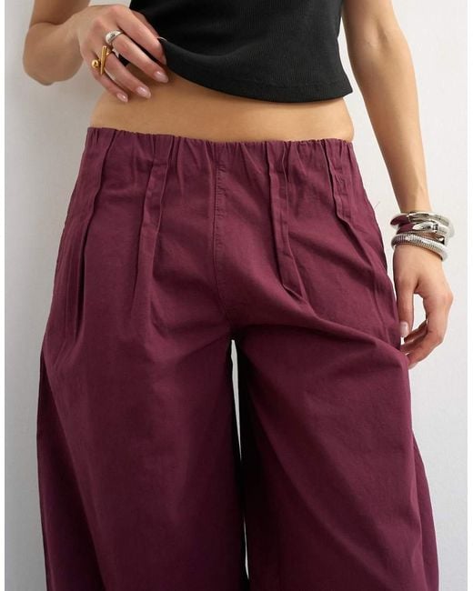TOPSHOP Multicolor Poplin Balloon Trouser