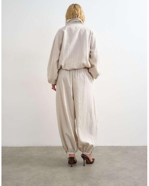TOPSHOP White Co Ord Modal Balloon Trouser