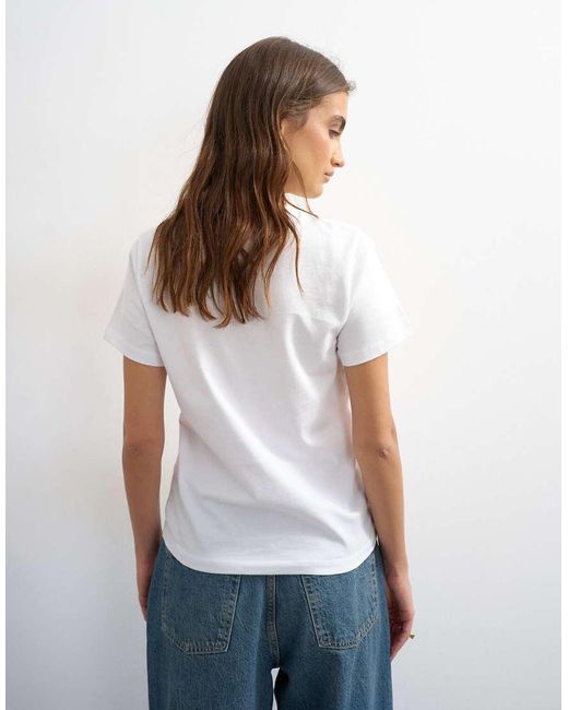 TOPSHOP White Classic Tee