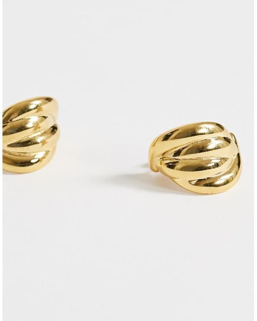 TOPSHOP Metallic Emry Waterproof Stainless Steel Stud Earring