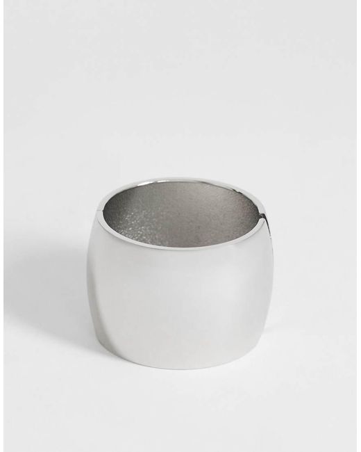 TOPSHOP Gray Farah Oversized Bangle