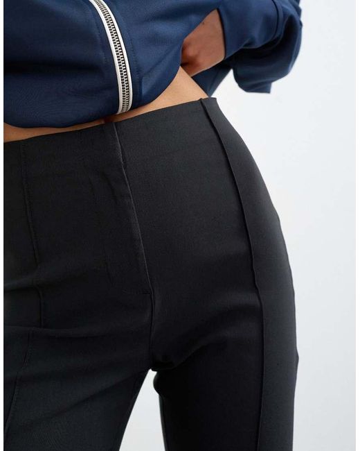 TOPSHOP Blue Capri Trouser