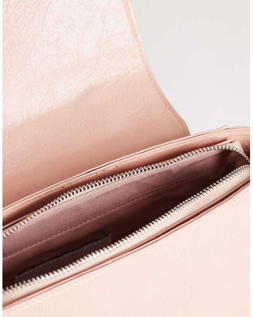 TOPSHOP Pink Josie Small Grab Knot Detail Grab Bag