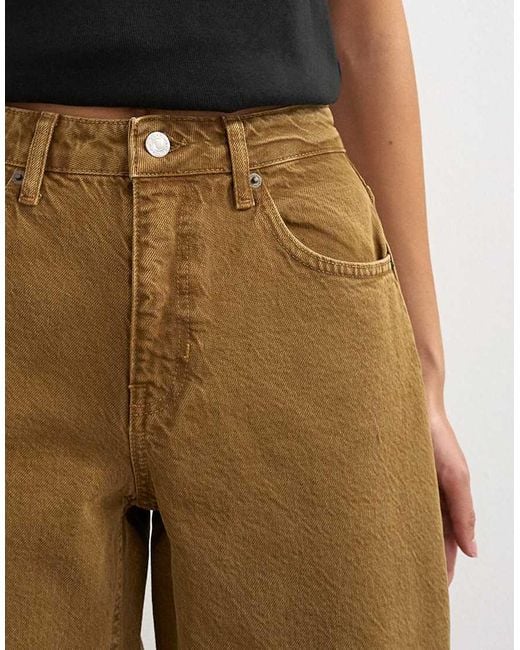 TOPSHOP Natural Barrel Mid Rise Jean for men