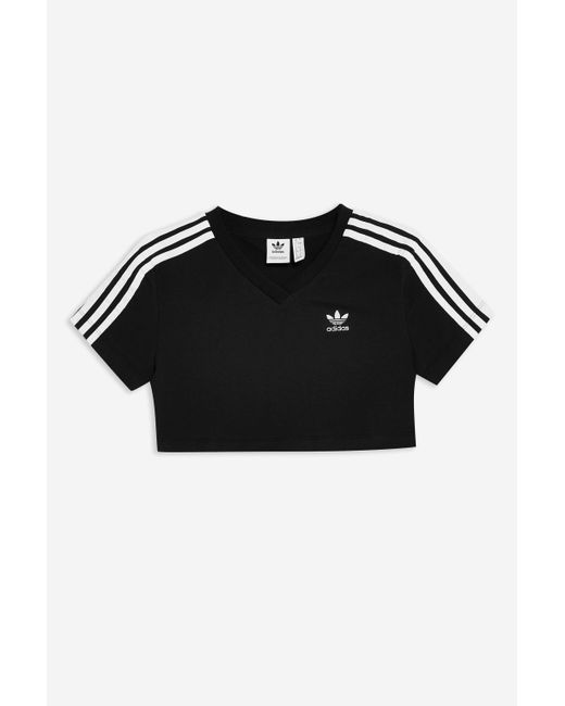 cropped adidas tshirt