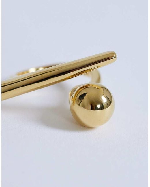 TOPSHOP White Ramona Waterproof Abstract Ring