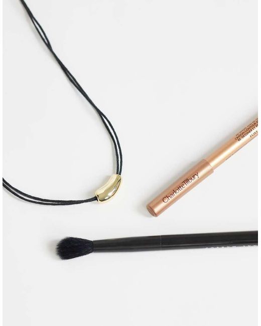 TOPSHOP Metallic Nasha Cord Necklace