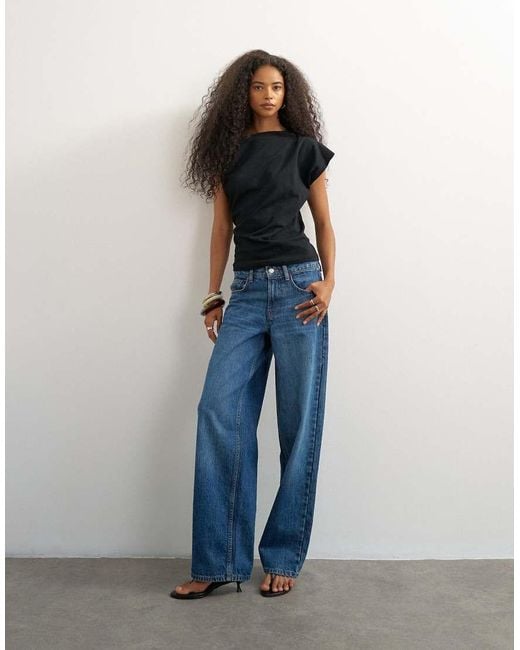 TOPSHOP Black Twist Body Tank