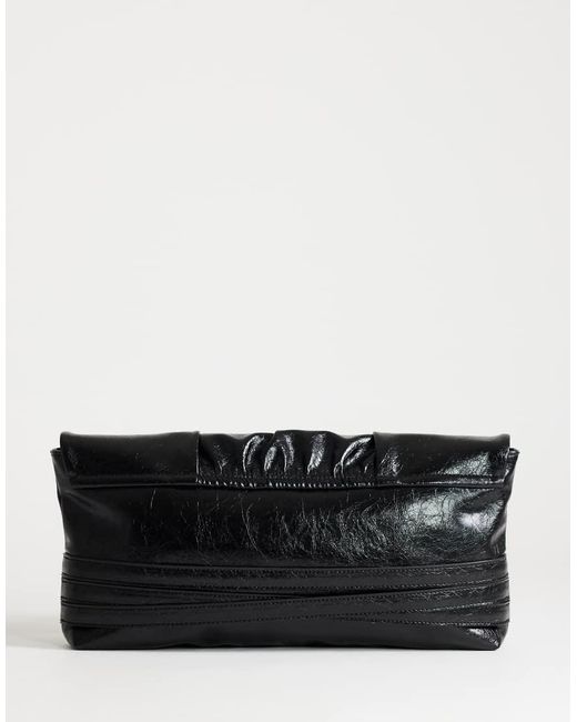 TOPSHOP Black Meadow Strap Clutch