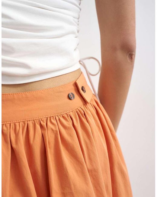 TOPSHOP White Drop Waist Saloon Maxi Skirt