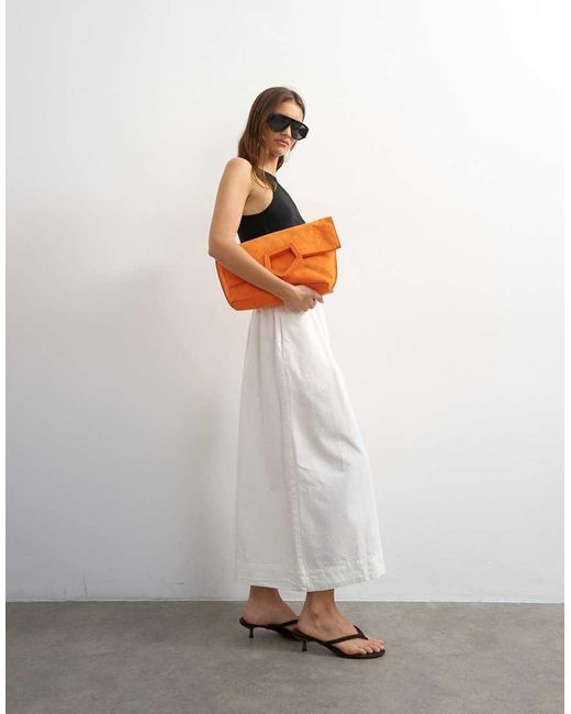 TOPSHOP White A Line Culotte