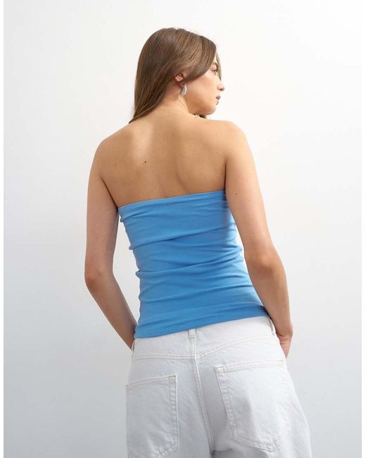 TOPSHOP Blue Bandeau