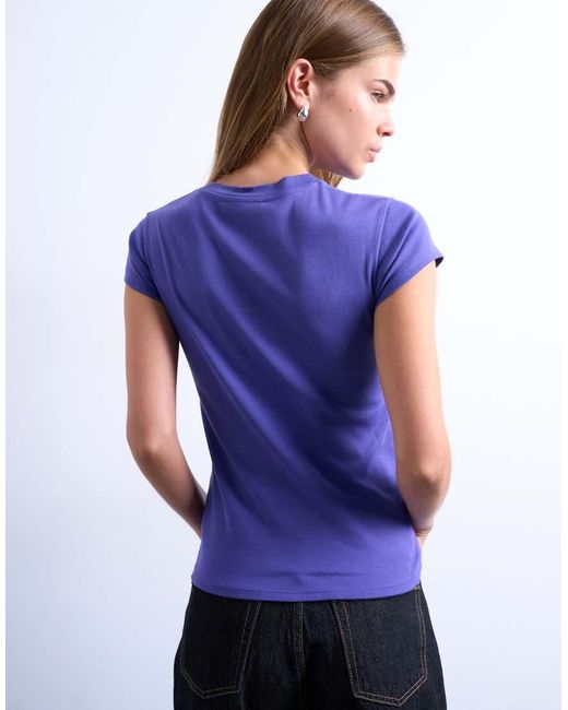 TOPSHOP Blue Everyday Tee