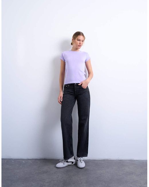 TOPSHOP Purple Everyday Tee
