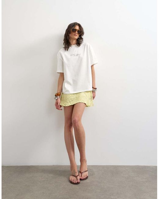 TOPSHOP White 'Amalfi' Graphic Tee