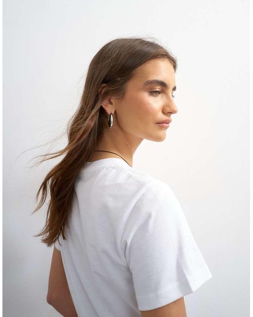 TOPSHOP White Classic Tee