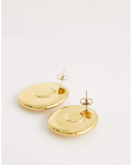 TOPSHOP Metallic Enzo Waterproof Stainless Steel Stud Earring