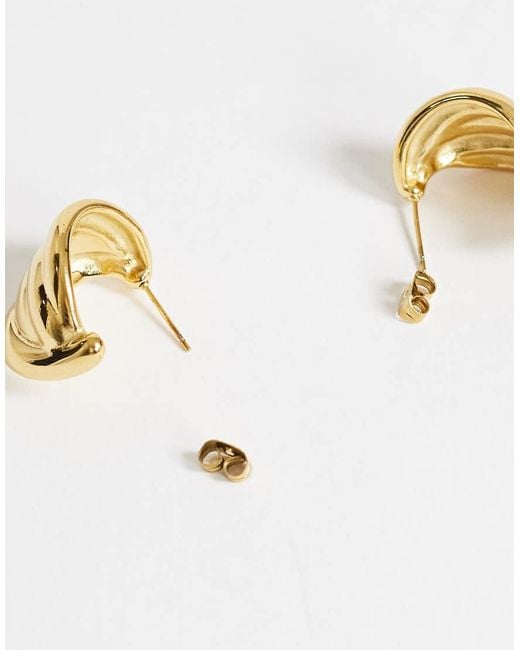 TOPSHOP Metallic Emry Waterproof Stainless Steel Stud Earring