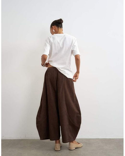TOPSHOP Multicolor Cord Mid Length Ovoid Trouser