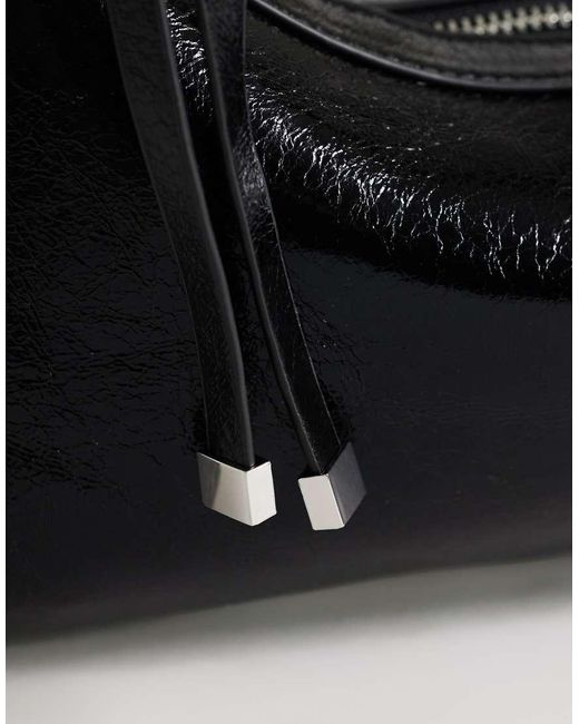 TOPSHOP Black Jaye Small Shoulder Bag