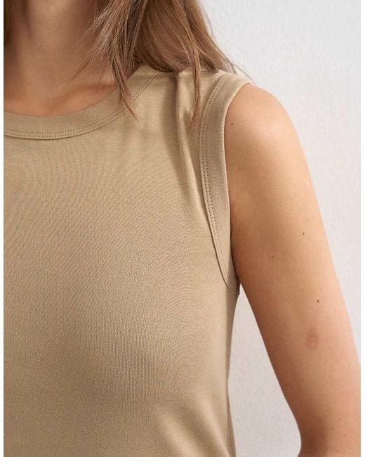TOPSHOP Natural Slim Tank