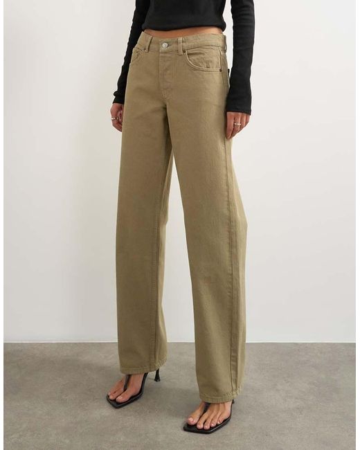 TOPSHOP Multicolor Ember Low Rise Relaxed Straight Jean for men
