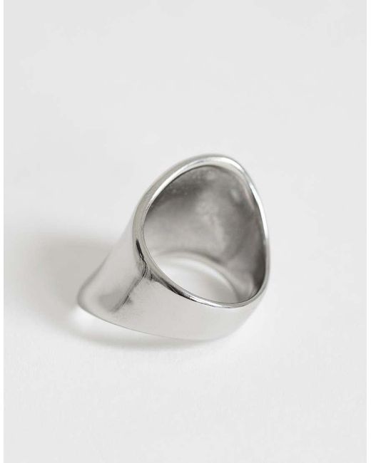 TOPSHOP White Remi Waterproof Asymmetric Ring