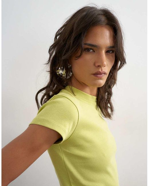 TOPSHOP Yellow Everyday Tee