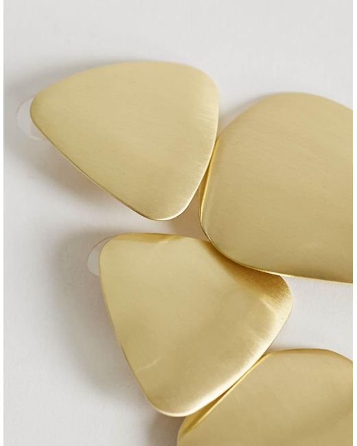 TOPSHOP Natural Elliot Statement Stud Earring