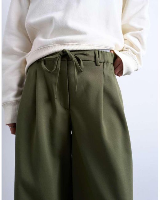 TOPSHOP White Tailored Balloon Leg Jogger