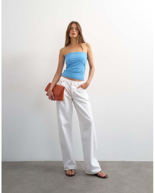 TOPSHOP Blue Bandeau