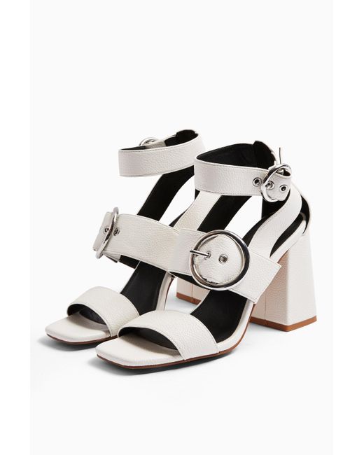 topshop cream sandals