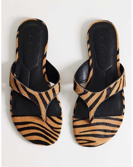 TOPSHOP White Sisi Flip Flops