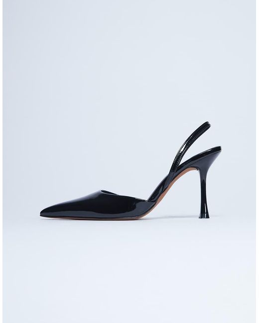 TOPSHOP Blue Angel High Heeled Court Shoe