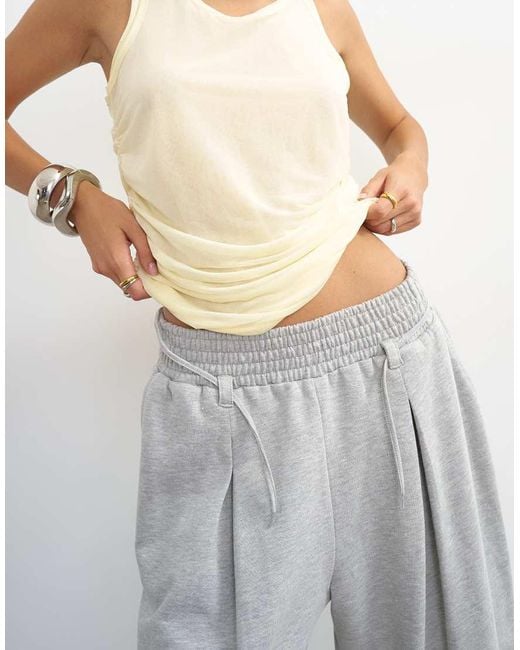 TOPSHOP Gray Board Shorts