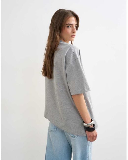 TOPSHOP White Knot Twist T-shirt