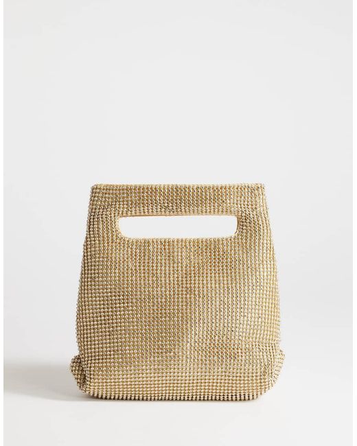 TOPSHOP Natural Stella Small Grab Bag