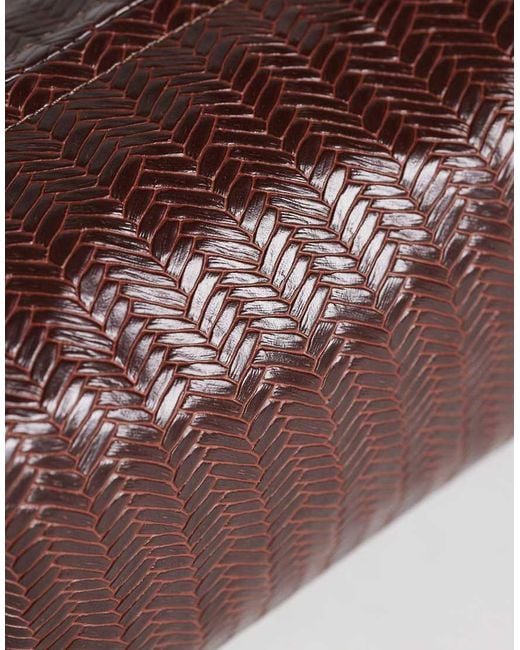 TOPSHOP Purple Samara Weave Cross Body Bag