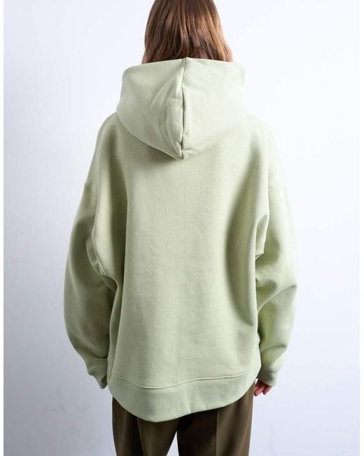 TOPSHOP Green Premium Heavyweight Oversized Hoodie