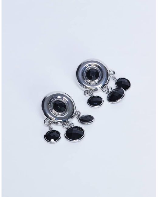 TOPSHOP Blue Becca Drop Earrings