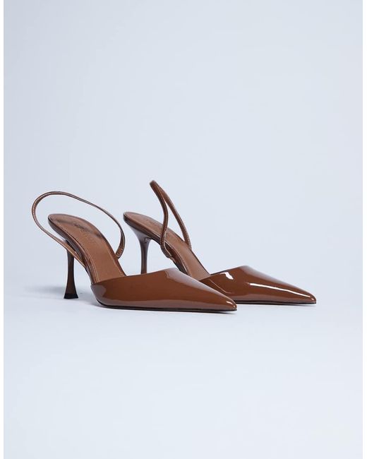 TOPSHOP White Angel High Heeled Court Shoe