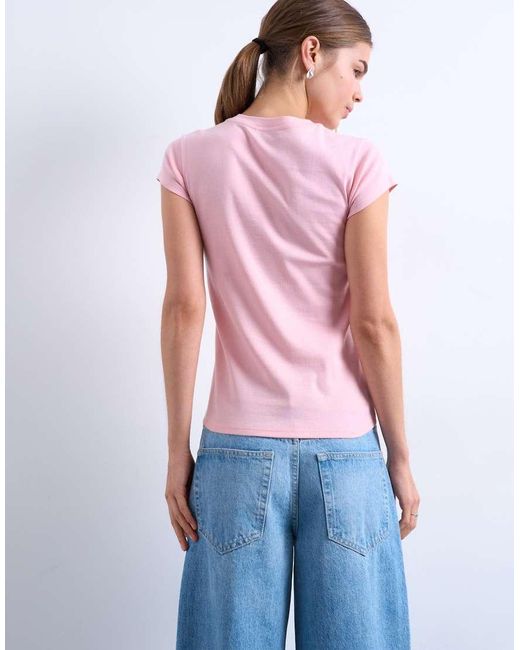 TOPSHOP Pink Everyday Tee