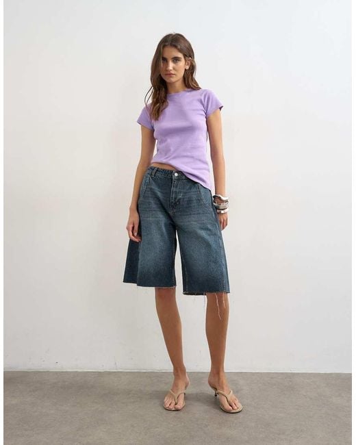 TOPSHOP Purple Everyday Tee