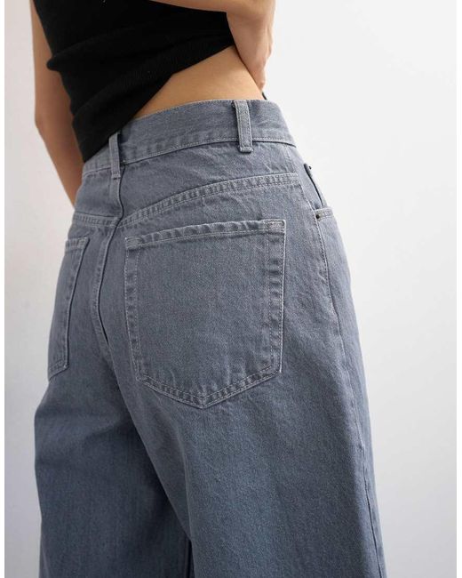 TOPSHOP Blue Denim Bermuda Shorts