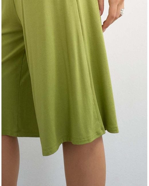TOPSHOP White Viscose Jersey Board Short