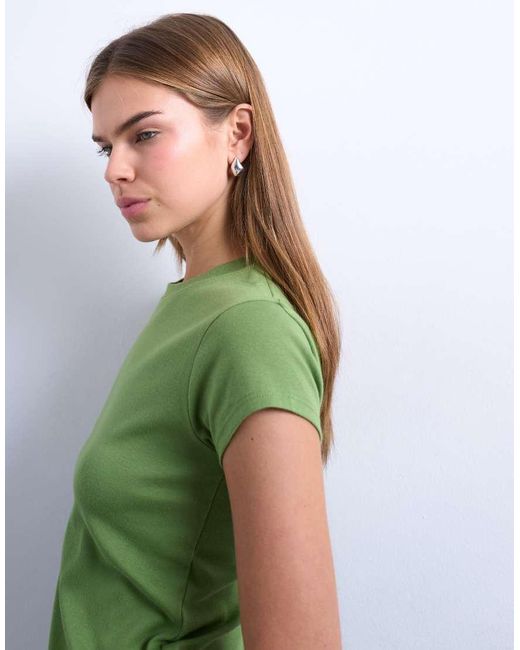 TOPSHOP Green Everyday Tee