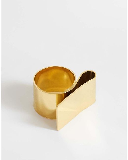 TOPSHOP Metallic Rowan Waterproof Ring