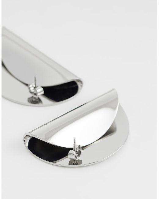 TOPSHOP Blue Della Statement Stud Earrings
