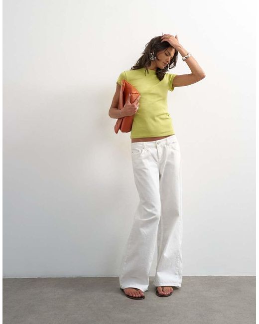 TOPSHOP Yellow Everyday Tee
