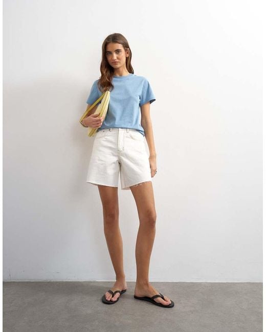 TOPSHOP Blue Classic Tee
